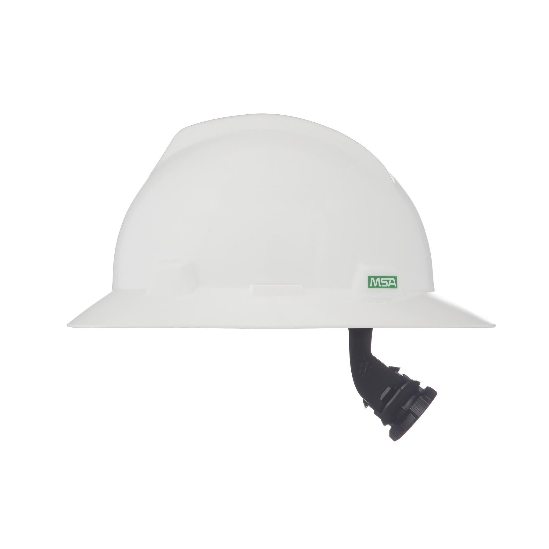 MSA SAFTEY MSA 475369 V-Gard Slotted Hard Hat White Standard Size