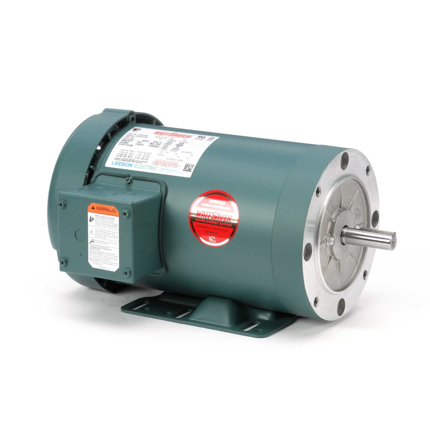 REGAL REXNORD Leeson 119418.00 General Purpose 3 Phase Motor, 3 HP, 3600 RPM, 56HC Frame, TEFC, 230/460V