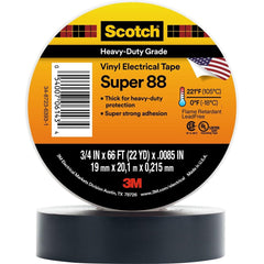 3M 3M 7000006092 Scotch Vinyl Electrical Tape 0.75 in x 66 ft (1 Roll)