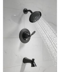 DELTA FAUCET Delta Faucet T14432-BL Woodhurst Matte Black Shower Faucet 1.75 GPM