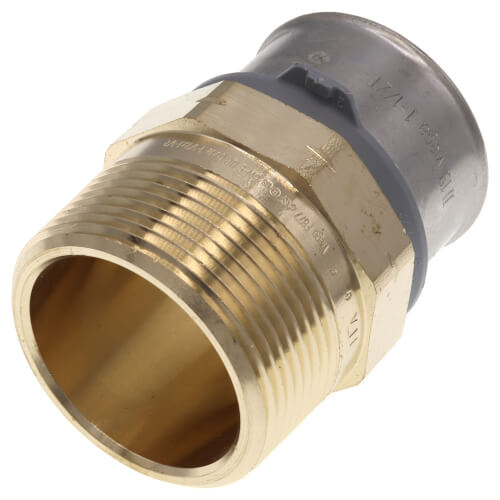 VIEGA Viega 94772 ProPress Zero Lead Copper Tee 2 Inch x 2 Inch x 1 Inch