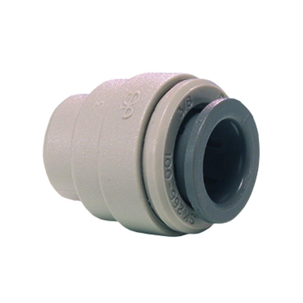 RWC John Guest PP0412W 3/8 Inch Polypropylene Tube Union Adapter