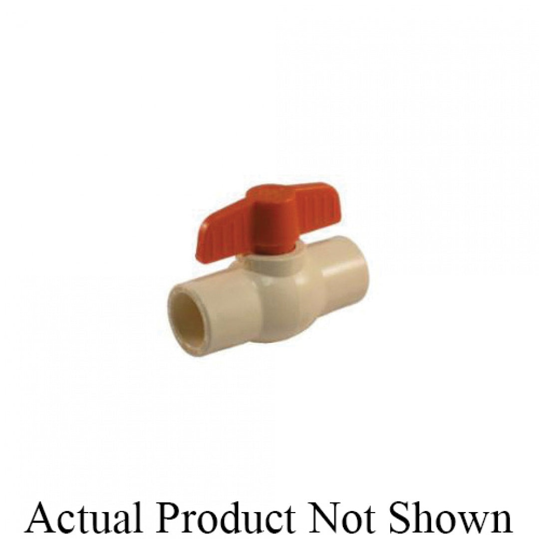 JOMAR JOMAR 210-604 CPVC Copper Tube Size Solvent Connection 150 WOG Ball Valve