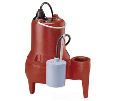 LIBERTY PUMPS Liberty Pumps LE52M-2 Manual Submersible Sewage Pump 208/230V 1/2 HP 25 ft Cord