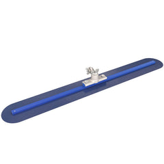Bon 82-512 Blue Steel Fresno Trowel Round End 36 inches x 5 inches with Locking All-Angle Bracket