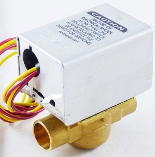 HONEYWELL Honeywell V8043E1079 Electric Zone Valve 24 Volts Brass Body And Seat Stainless Steel Stem Buna-N Seal