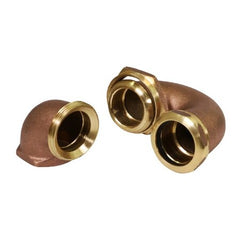 EVERFLOW Everflow 21315 IPSx1-1/2 Inch LA Pattern Trap for Tubular Drain Applications Brass