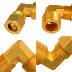 EVERFLOW Everflow C69R-1418-NL Reducing 90 Degree Elbow Pipe Fitting Lead Free Brass
