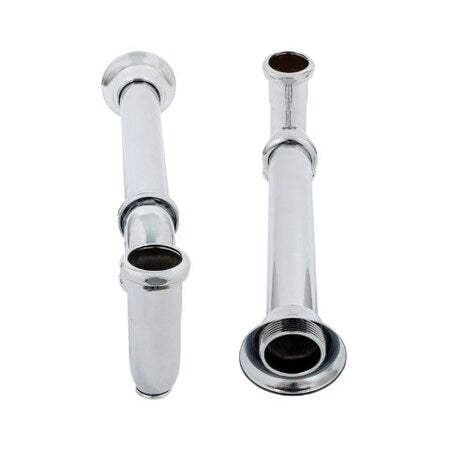 EVERFLOW Everflow 12817 Utility Milwaukee P-Trap with Drain Plug, Chrome Plated Brass 1-1/2 Inch