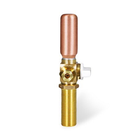EVERFLOW Everflow 545TH Icemaker Replacement Valve with Hammer Arrestor 1/2 Inch SWT/MIP Inlet x 1/4 Inch Compression Outlet Lead-Free Brass