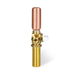 EVERFLOW Everflow 545TH Icemaker Replacement Valve with Hammer Arrestor 1/2 Inch SWT/MIP Inlet x 1/4 Inch Compression Outlet Lead-Free Brass
