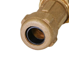 EVERFLOW Everflow BRCS0200-NL Coupling Fitting with Packing Nut Brass 3 Inches Length 2 Inches Compression