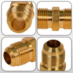 EVERFLOW Everflow F42R-121214 1/2 x 1/4 Flare Reducing Union Brass Pipe Fitting