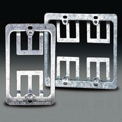 Leviton C0224-CP 1-Gang Wall Plate Mount Bracket, 10-Pack