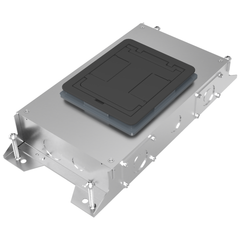 WIREMOLD Wiremold RFBA2R30 Electrical Floor Box 2 Gang Rectangular Cover
