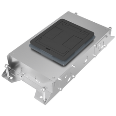 WIREMOLD Wiremold RFBA2R30 Electrical Floor Box 2 Gang Rectangular Cover