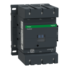 SCHNEIDER ELECTRIC Schneider Electric LC1D150U7 Non-Reversing IEC Contactor 240VAC 150 Amp 3-Pole 1NO 1NC