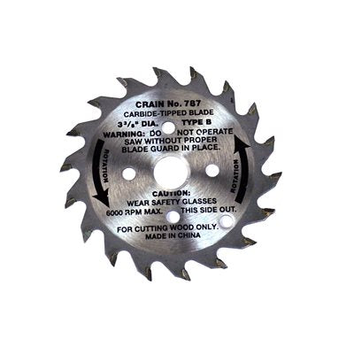 CRAIN Crain 24-144 Carbide Blade for Toe Kick Saw