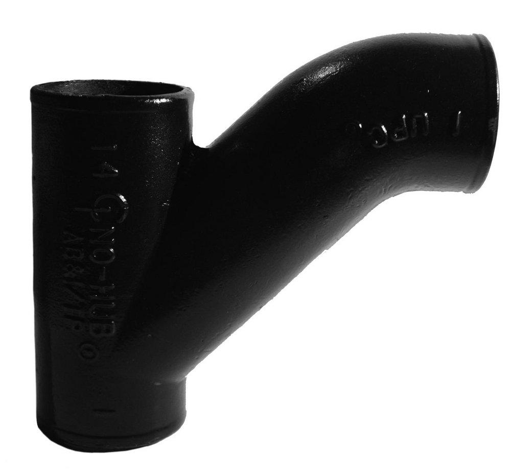 TYLER PIPE Tyler Pipe 008835 4 Inch No Hub Cast Iron Combination Wye and Bend Tee-Wye