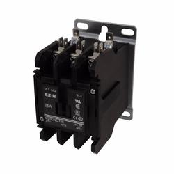EATON Eaton C25DND325B Non-Reversing 3-Pole 25A Definite Purpose Contactor