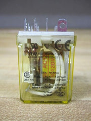 IDEC RH3B-UAC120V Relay 120VAC 3PDT Plug-In Design