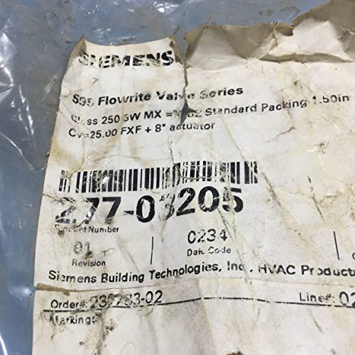 SIEMENS Siemens 277-03205 Flowrite 3-Way Pneumatic Actuated Control Valve Brass 1.5 Inch NPT