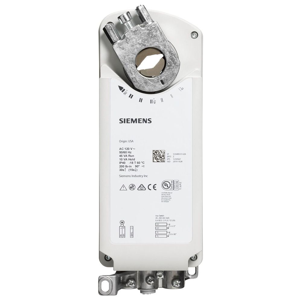 SIEMENS GVD221.1U DAMPER ACTUATORS