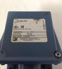 UNITED ELECTRIC CONTROLS H100-701 PRESSURE SWITCHES