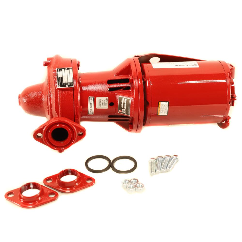 BELL & GOSSETT Bell & Gossett 1EF042LF e606T Series e60 Pump 1-2 HP 208-230/460V 1-1/4 Inch Flange