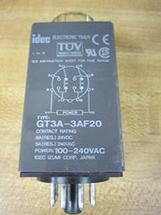 IDEC GT3A-3AF20 Multi-Mode Timer 100-240VAC DPDT Delay Replacement GT3D-3AF20
