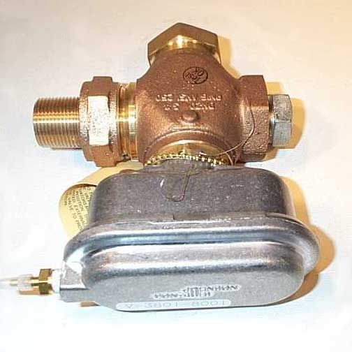 JOHNSON CONTROLS Johnson Controls VG7551LS+3801B 3/4 Inch Union Angle Globe Valve Assembly