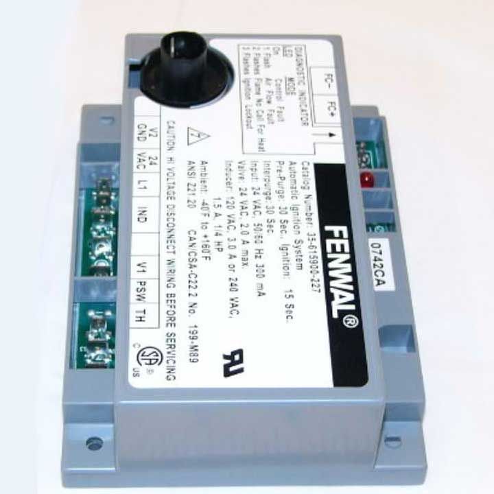 LAARS Fenwal 35-615900-227 Direct Spark Ignition Control 24v with 30 sec Prepurge