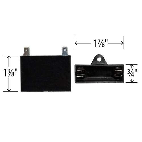 MARS MARS 12386 Motor Run Capacitors 450V 4 MFD Mini Split Capacitor