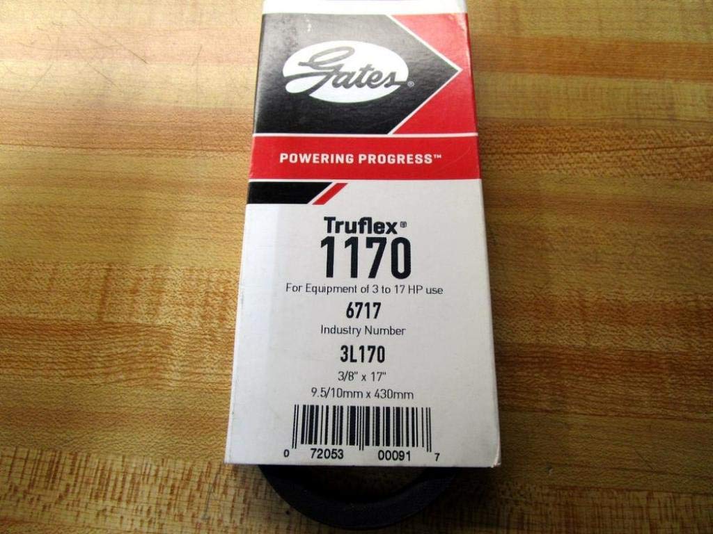 GATES Gates 3L170 17 inch OC Truflex V-Belt