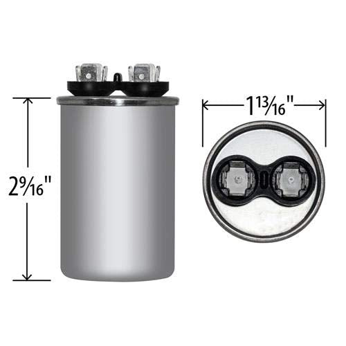MARS Mars 12717 Motor Run Capacitor Round 30 uf MFD 370 Volt VAC