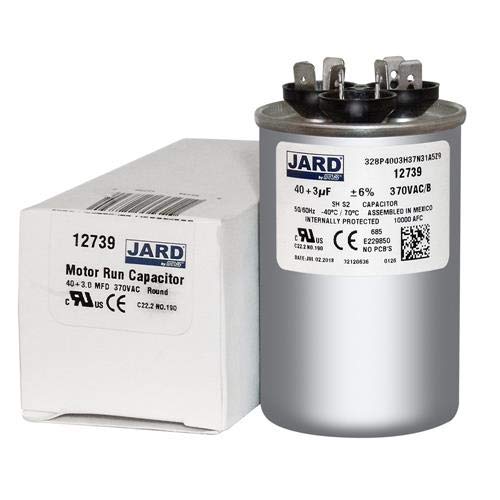 MARS Mars 12739 Rnd Run Capacitor 40/3 MFD 370V