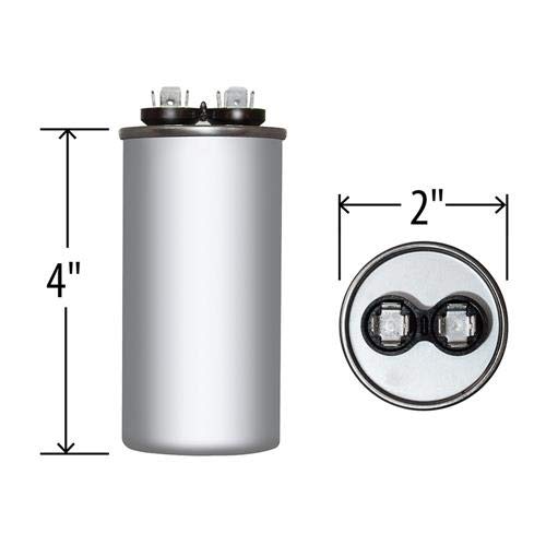 MARS MARS 12899 Motor Run Capacitor 80 MFD 370V Round