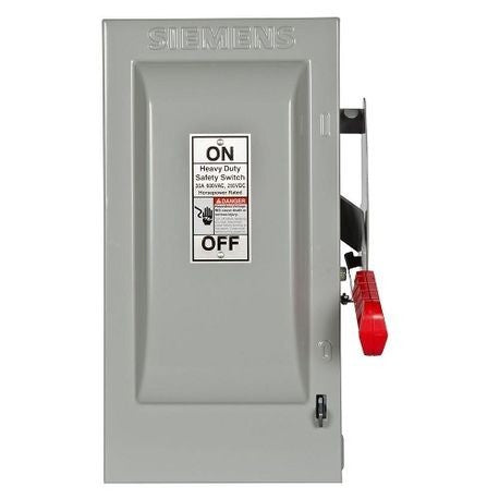 SIEMENS Siemens HF361R Heavy Duty Safety Switch 600VAC 30A