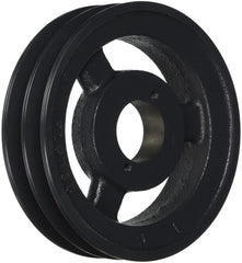BROWNING Browning 2BK67H Sheave for 4L, A, 5L, B Belts, 2 Grooves, Cast Iron