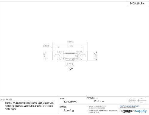 BROWNING BROWNING VPS-116 Pillow Block Bearing 1 Inch