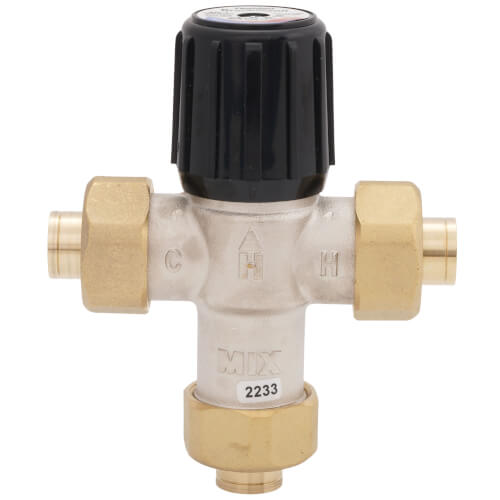 RESIDEO Resideo Braukmann AM100C1070-US-1LF 1/2 inch Lead Free Mixing Valve Union Sweat (70-120F)