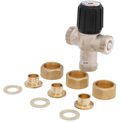 RESIDEO Resideo Braukmann AM100C1070-US-1LF 1/2 inch Lead Free Mixing Valve Union Sweat (70-120F)