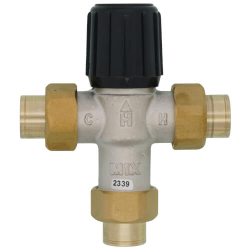 RESIDEO Resideo Braukmann AM101C1070-US-1LF 3/4 Inch Union Sweat 1070 Mixing Valve Lead Free