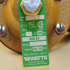 WATTS 9100 PRESSURE REDUCING VALVES