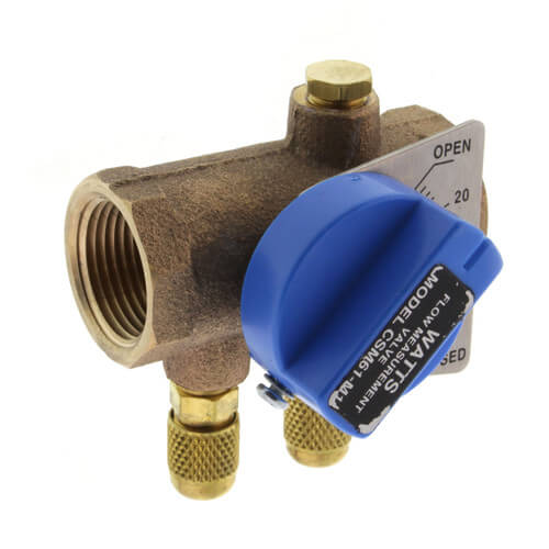 WATTS Watts 0856738 3/4 Inch CSM-61 Flow Measurement Valve for HVAC Systems