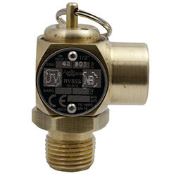 APOLLO VALVES Apollo Valves 10-512-B35 RVS52 Safety Relief Valve 258 LBS/HR 35 PSI Relief Valve