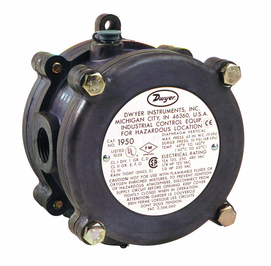 DWYER 1950-00-2F PRESSURE SWITCHES