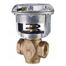 JOHNSON CONTROLS Johnson Controls VG7241ET+3008DP 1/2 Inch NPT Normally Open 2-Way Globe Valve with Positioner