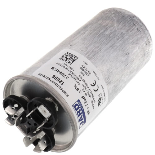 MARS MARS 12896 60/7.5 MFD Round Run Capacitor 370V Replacement MS12896