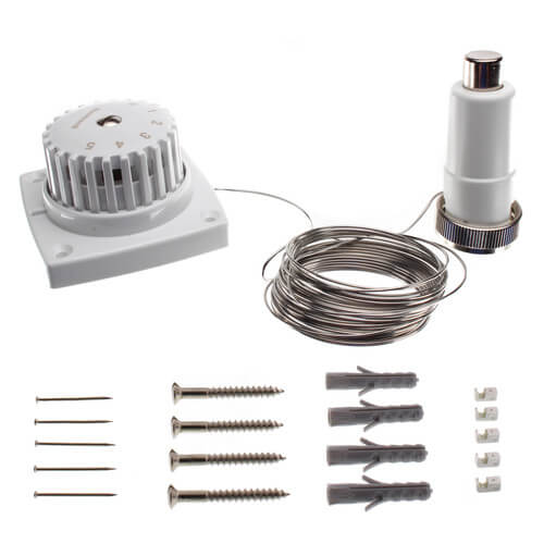 RESIDEO Resideo T100B1043 Remote Sensor and Dial 16 Foot Capillary Control for HVAC Systems